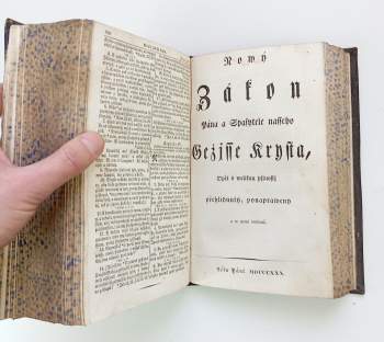 Biblia Sacra, To gest, Biblj Swatá, a neb, wssecka Swatá Pjsma Starého y Nowého Zákona