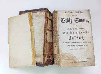 Biblia Sacra, To gest, Biblj Swatá, a neb, wssecka Swatá Pjsma Starého y Nowého Zákona