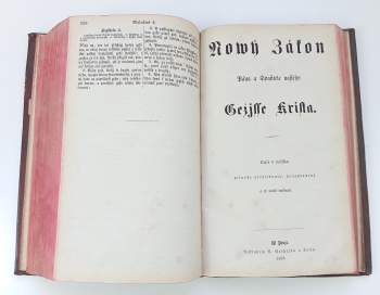 Biblia sacra, to gest, Biblj swatá, aneb, Wssecka swatá pjsma Starého i Nowého zákona
