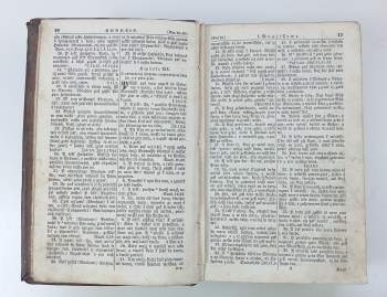 Biblia Sacra, To gest Biblj Swatá, aneb wssecka Swatá Pjsma, Starého y Nowého Zákona