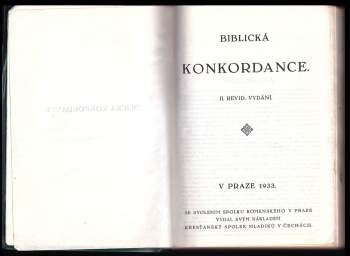 Biblická konkordance
