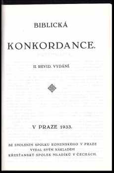 Biblická konkordance