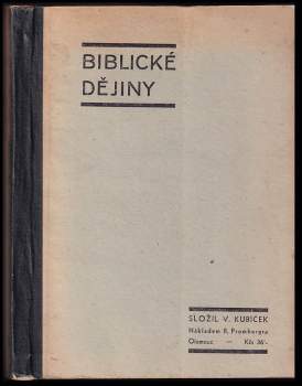 Biblické dějiny