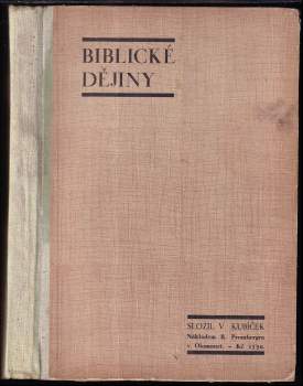Biblické dějiny