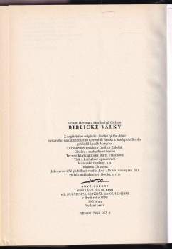 Chaim Herzog: Biblické války