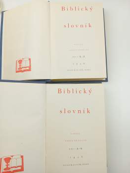 Adolf Novotný: Biblický slovník