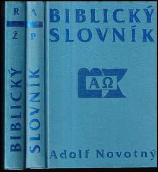 Adolf Novotný: Biblický slovník