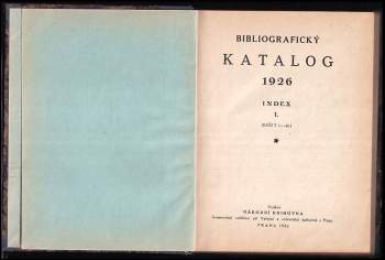 Bibliografický katalog 1926