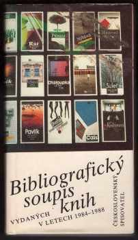 Bibliografický soupis knih vydaných v letech 1984-1988