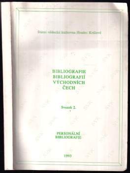 Bibliografie bibliografií východních Čech