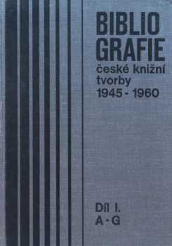 Bibliografie české knižní tvorby 1945-1960