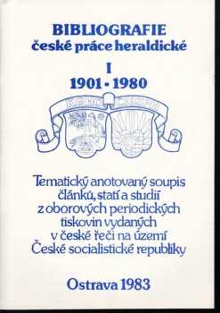 Stanislav Hošťálek: Bibliografie české práce heraldické