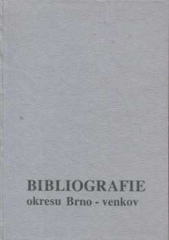 Bibliografie okresu Brno-venkov