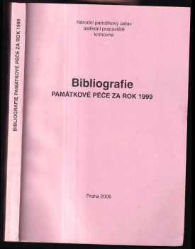 Bibliografie památkové péče za rok 1999