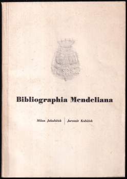 Jaromír Kubíček: Bibliographia Mendeliana