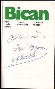 Josef Pondělík: Bican