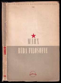 Bída filosofie - Karl Marx (1950, Svoboda) - ID: 54926