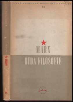 Karl Marx: Bída filosofie