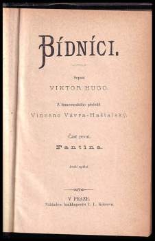 Victor Hugo: Bídníci