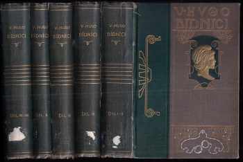 Victor Hugo: KOMPLET Bídníci I. - II. + III. + IV. + V. + VII. - VIII. díl CHYBÍ VI. DÍL