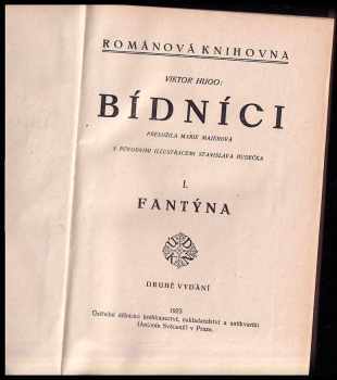 Victor Hugo: Bídníci 1-4 - CHYBÍ PÁTÝ DÍL