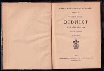 Victor Hugo: Bídníci : Díl 1-5