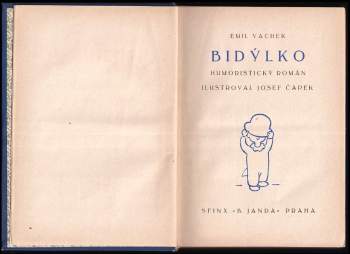 Emil Vachek: Bidýlko