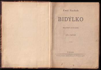 Emil Vachek: Bidýlko
