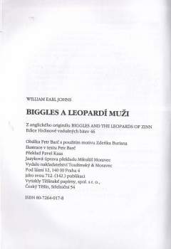 William Earl Johns: Biggles a leopardí muži