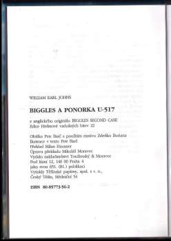 William Earl Johns: Biggles a ponorka U-517