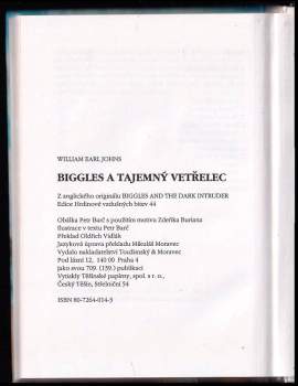 William Earl Johns: Biggles a tajemný vetřelec