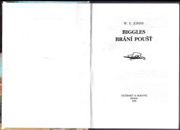 William Earl Johns: Biggles brání poušť