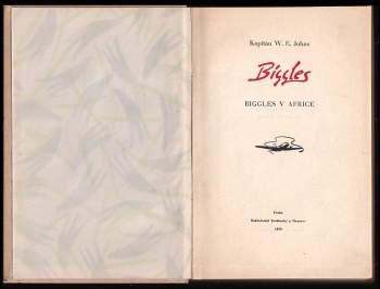 William Earl Johns: Biggles v Africe