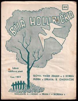 J Korda: Bílá holubička