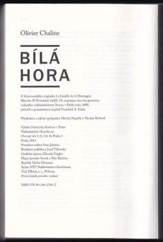 Olivier Chaline: Bílá hora