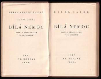 Karel Čapek: Bílá nemoc