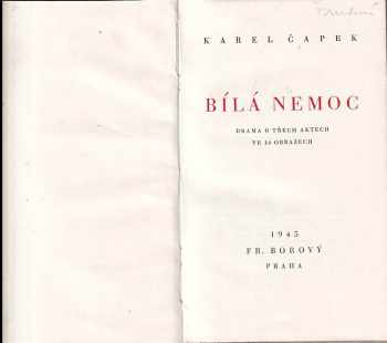 Karel Čapek: Bílá nemoc