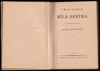 Francis Marion Crawford: Bílá sestra