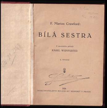 Francis Marion Crawford: Bílá sestra