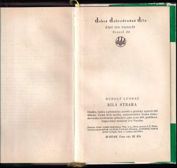 Rudolf Luskač: Bílá straka