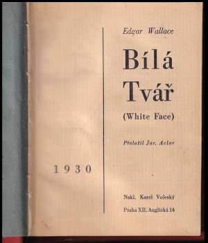 Edgar Wallace: Bílá tvář