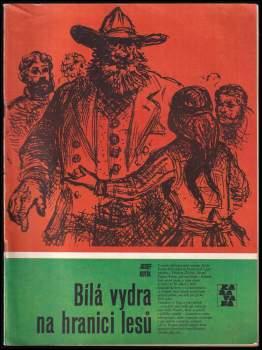 Bílá vydra na hranici lesů