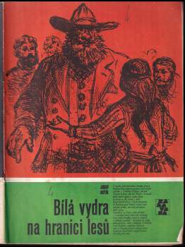 Bílá vydra na hranici lesů