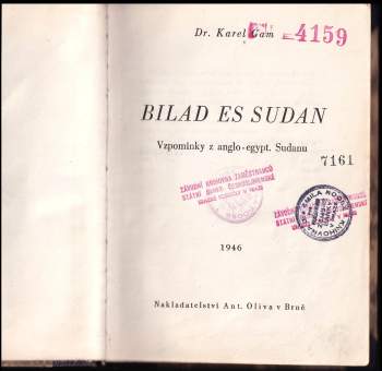 Karel Gam: Bilad es Sudan