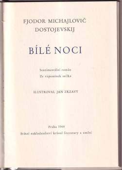 Fedor Michajlovič Dostojevskij: Bílé noci