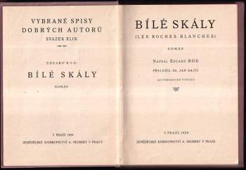 Édouard Rod: Bílé skály