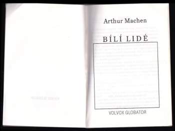 Arthur Machen: Bílí lidé