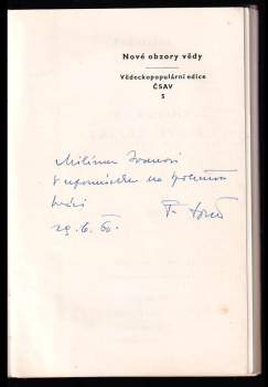 František Šorm: Bílkoviny - základ života