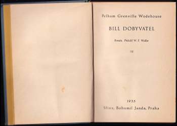 P. G Wodehouse: Bill dobyvatel