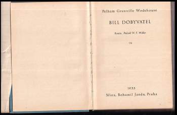 P. G Wodehouse: Bill dobyvatel